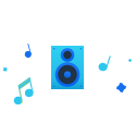 This is an icon of a speaker